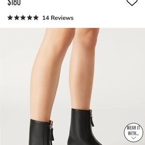 Steve Madden Black Ankle Booties